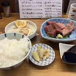 竹原 - まぐろ定食　¥1650