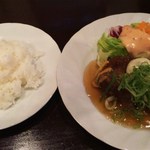 芭亜愚亭 - 和風ハンバーグランチ800円