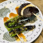 よこた - しいたけ、ししとう