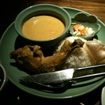 バリラックス ザ ガーデン 新宿 - ランチセットのカレー・アヤムです♪