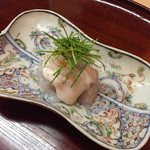 松川 - 2015.2 トラフグのお刺身、白子がけ