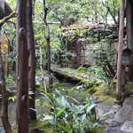 瓢亭 - 庭を眺めているだけで、心が落ち着いてきます(2015/01)