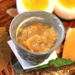 瓢亭 - 八寸（海鼠腸）　(2015/01)