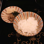 瓢亭 - ご飯 と 香の物　(2015/01)