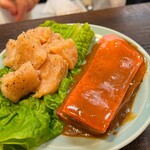 赤坂 らいもん - 上ミノと味噌牛タンです