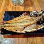居酒屋　祭り屋 - お通しのアジの干物