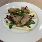 かもめのイタリアン - 軽く炙った鰆と春野菜