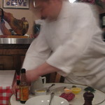 ブション - 猛スピードで仕上げられる馬肉タルタル（松井さんヴァージョン）