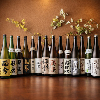 特約店仕入れプレミアム日本酒16種をご堪能あれ◎