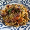 トラットリア エ ピッツェリア アミーチ - ホタルイカとそら豆のタリアテッレ