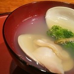 和食処 井がわ - 蛤のうしお仕立てる