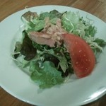 ギルド - 玉ねぎとベーコンのスパゲッティ（サラダ付864円）