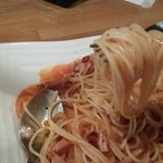 ギルド - 玉ねぎとベーコンのスパゲッティ（サラダ付864円）