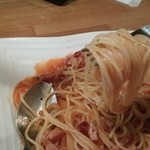 ギルド - 玉ねぎとベーコンのスパゲッティ（サラダ付864円）