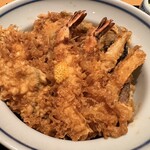 銀座 天一 - 料理写真:期間限定「春天丼」をズーム