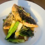 Cafe de Brique - メバルと葱の香味だれ