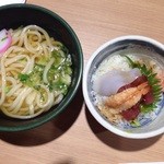 竹本水産 - うどん＆海鮮丼　626円(税込)