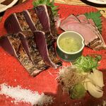 四万十川 - '26/02/18 かつをの藁焼き塩たたき他