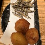 四万十川 - '26/02/18 高知日曜市名物「芋天」、きびなごの唐揚げ