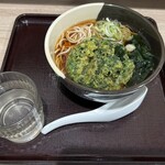 狭山そば - 春菊天　610円