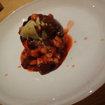 Point - 12月ディナー　イチゴのクランブルとピスタチオのアイスクリーム