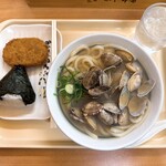 つるまる - 料理写真:あさりうどん