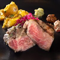 黒毛和牛リブロースステーキ (150g)　３種のスパイス