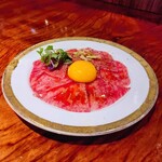 THE 雪月花 - 和牛炙りユッケ