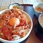 てんぺい - 紅白キムチ丼　￥870