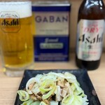 武蔵家 - 特製ラーメン　1000円　＋　キャベチャー　350円 ライス無料