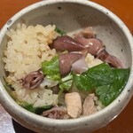 焼鳥 サイヒ - ホタルイカの土鍋ご飯