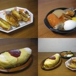 メイプリーズ - 餃子(810円)、おでん(1020円)、オムライス(1020円)　あっ…一応全て“スイーツ”です。。。