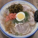 久留米とんこつラーメン 松山分校 - こってりチャーシュー麺
