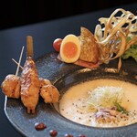 鶏白湯ラーメン × 鶏