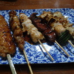 鳥岡 - タレ味の鶏串