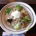 ひで  - 料理写真:おろしそば 冷 900円＋大盛350円（ひで）