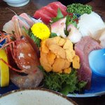 斎春 - 刺身定食①7種類のお刺身