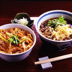 吉祥庵 - 親子丼とおそばのランチセット　1,000円