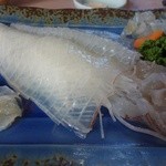 食事処マルタ活魚 - イカの活作り　4,000円くらい
