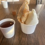 ナチュリノ - はちみつりんごヨーグルトと干し柿チーズ