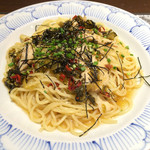 鎌倉パスタ - 鶏肉と高菜の和風パスタ…だったと思います！