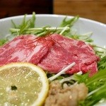 松阪牛麺 - 松阪牛麺肉盛り