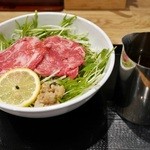 松阪牛麺 - 松阪牛麺肉盛り