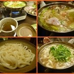 なん天 - 伝助穴子、サバ河豚、牡蠣、カワハギ、焼き穴子＋うどん