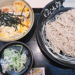 ゆで太郎 - 料理写真:ミニかつ丼セット（冷そば・大盛）