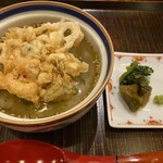 天婦羅 士才 - かき揚げお茶漬け