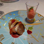 モナリザ - ２０１５年１月：イチゴのミルフィーユ+イチゴシャーベット