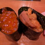 香取鮨 - 特上の最初に軍艦コンビ