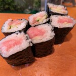 香取鮨 - 特上の巻物はトロきゅうりと鉄火