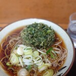 そば処 亀島 - 春菊そば